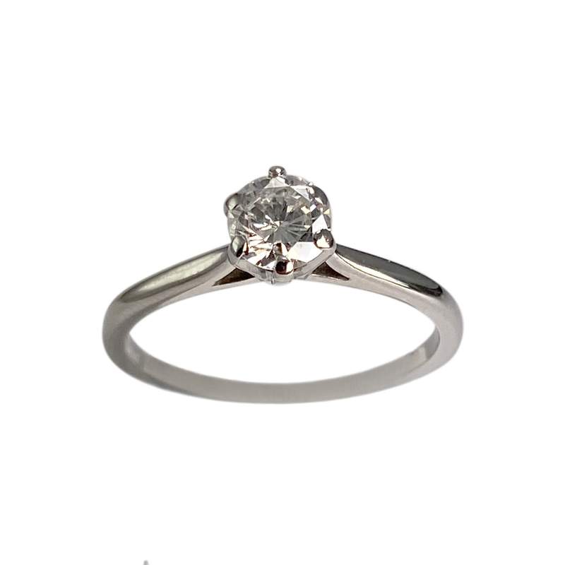 Bague d'occasion or 750 blanc diamant - vue 1