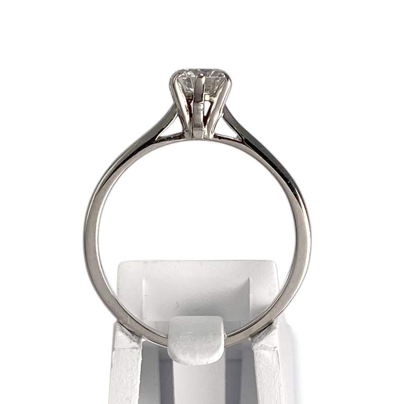 Bague d'occasion or 750 blanc diamant - vue 3