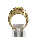 Bague d'occasion or 750 2 tons diamant rubis saphir quartz - vue 3