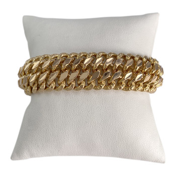 Tweedehands armband in 750 geelgoud Amerikaanse steek