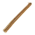Bracelet d'occasion or 750 jaune maille américaine - vue 2