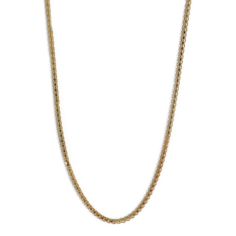 Collier d'occasion or 750 jaune maille fantaisie - vue 1