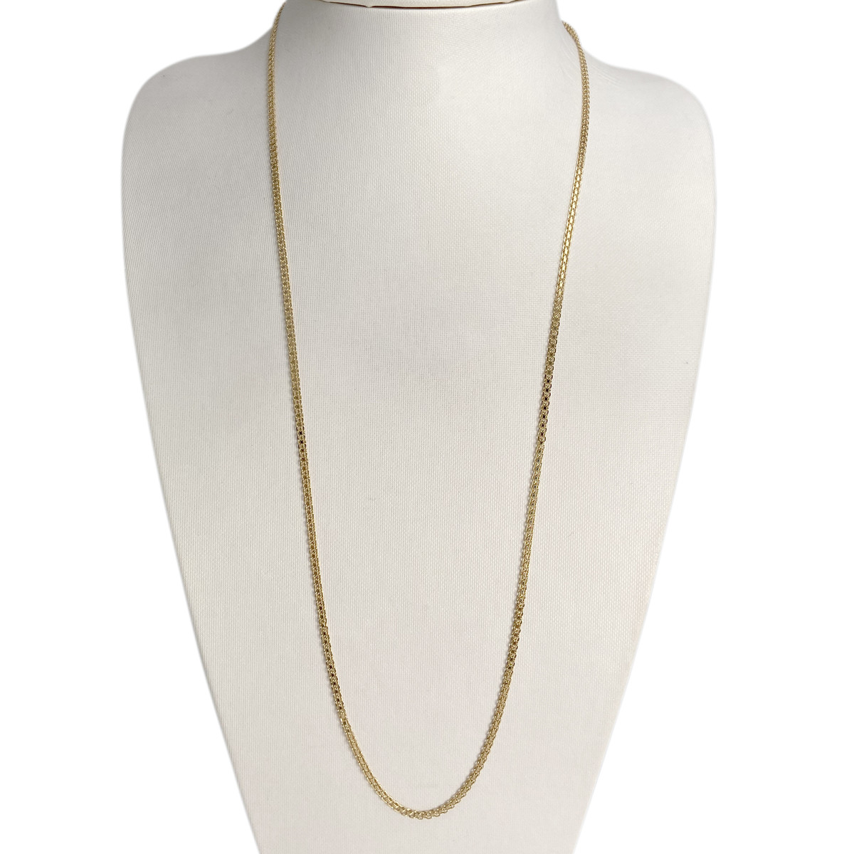 Collier d'occasion or 750 jaune maille fantaisie - vue 2