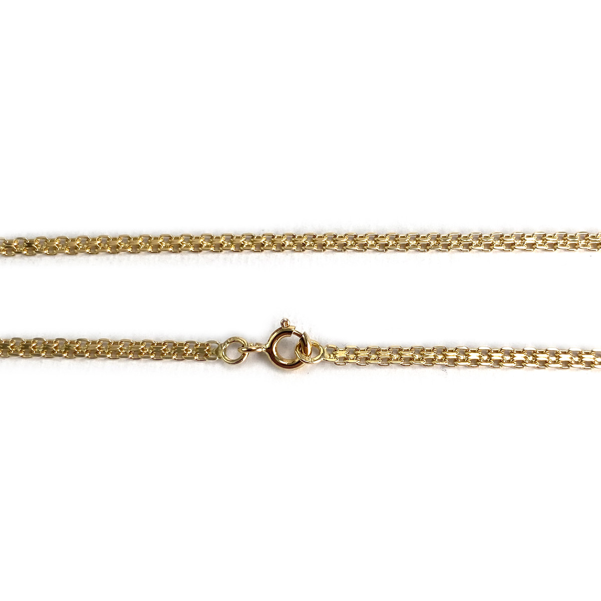 Collier d'occasion or 750 jaune maille fantaisie - vue 3