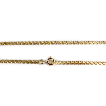 Collier d'occasion or 750 jaune maille fantaisie