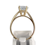 Bague d'occasion or 750 jaune aigue marine - vue 3