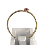 Bague d'occasion or 750 2 tons rubis - vue 3