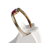 Bague d'occasion or 375 jaune rubis - vue 2