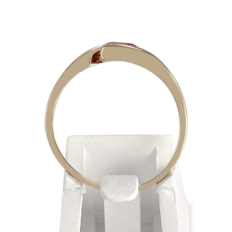 Bague d'occasion or 375 jaune rubis - vue 3