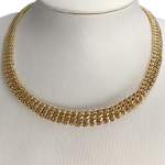 Collier d'occasion or 750 jaune maille américaine - vue 2