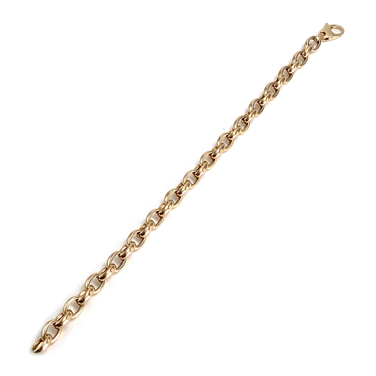 Bracelet d'occasion or 375 jaune maille jaseron - vue 2