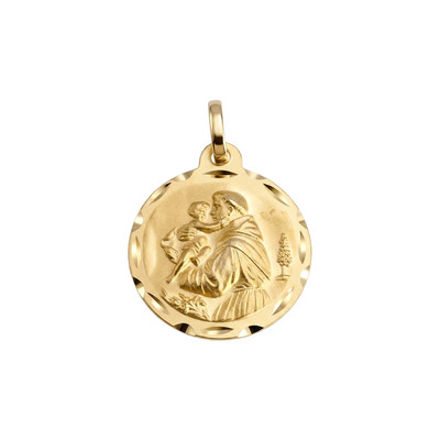 Second-hand pendant in 750 yellow gold