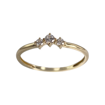 Bague d'occasion or 750 jaunezirconias