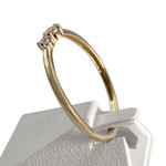Bague d'occasion or 750 jaunezirconias - vue 2