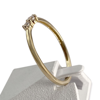 Bague d'occasion or 750 jaunezirconias