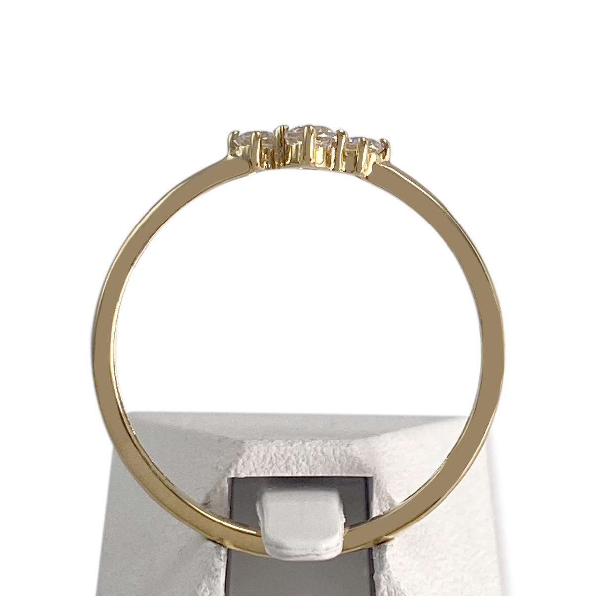 Bague d'occasion or 750 jaunezirconias - vue 3