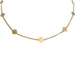 Collier d'occasion or 750 jaune maille gourmette - vue 1