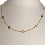 Collier d'occasion or 750 jaune maille gourmette - vue 2