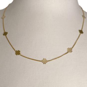 Collier d'occasion or 750 jaune maille gourmette