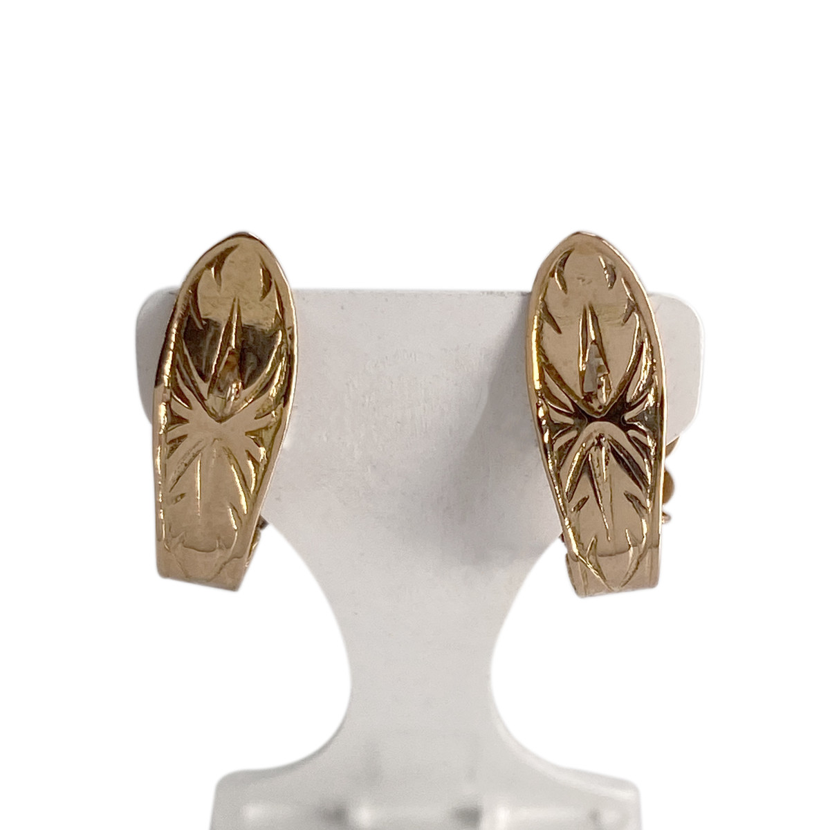 Boucles d'oreilles d'occasion or 750 jaune - vue 3