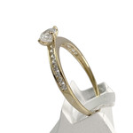 Bague d'occasion or 375 jaunezirconias - vue 2