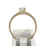 Bague d'occasion or 375 jaunezirconias - vue 3