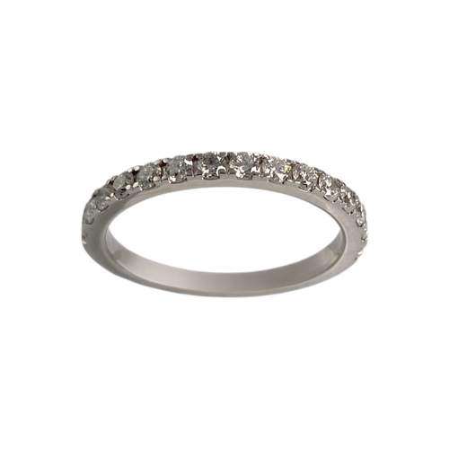 Bague d'occasion or 375 blanc diamants