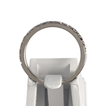 Bague d'occasion or 375 blanc diamants