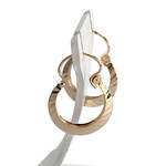 Boucles d'oreilles d'occasion or 750 jaune - vue 2