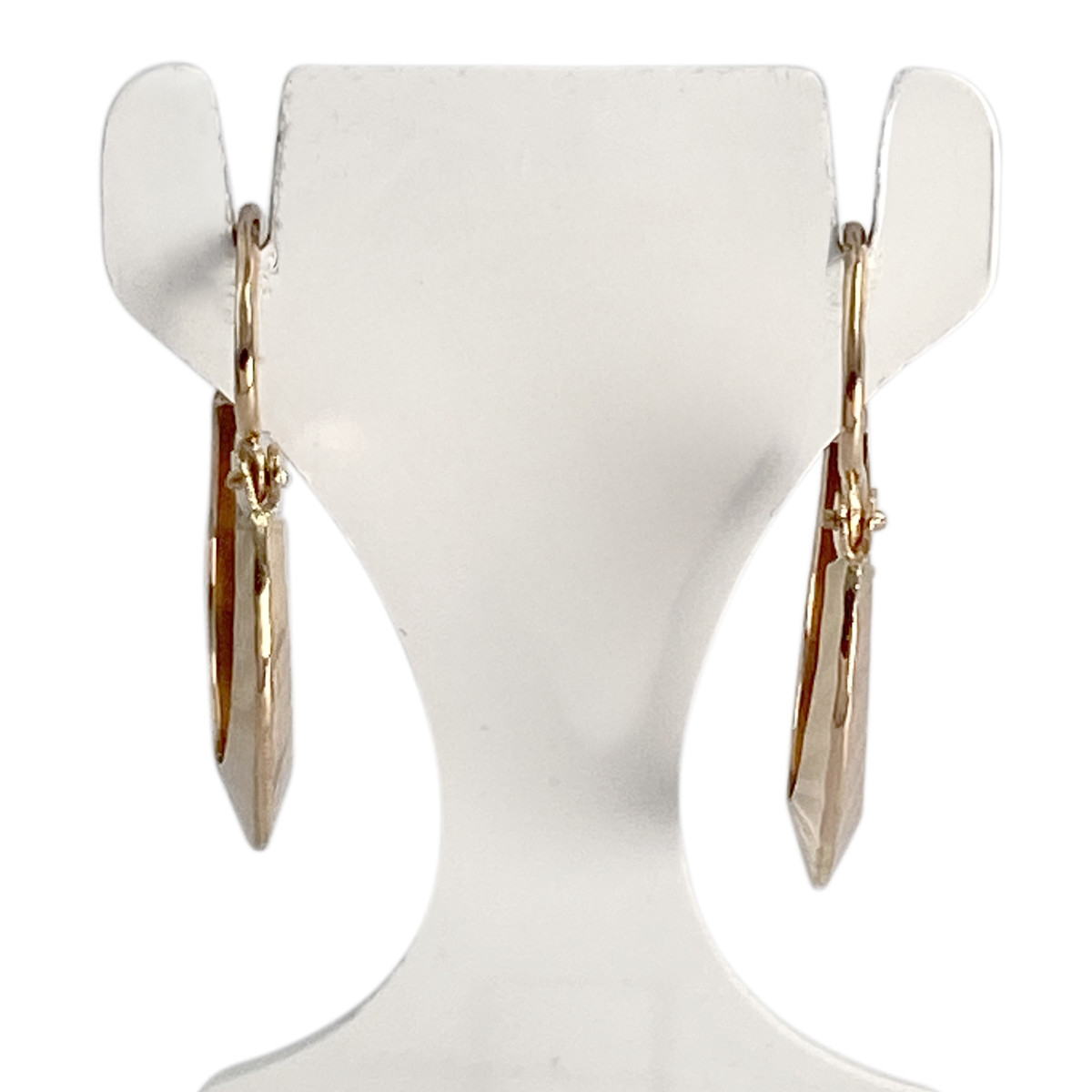 Boucles d'oreilles d'occasion or 750 jaune - vue 3