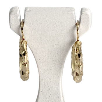 Second-hand earrings 750 yellow gold