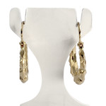 Boucles d'oreilles d'occasion or 750 jaune - vue 3