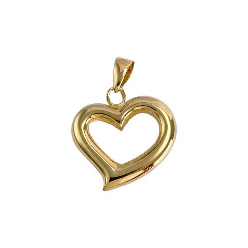 Pendentif d'occasion or 750 jaune coeur