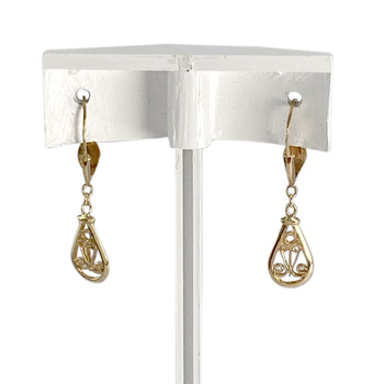 Second-hand earrings 750 yellow gold