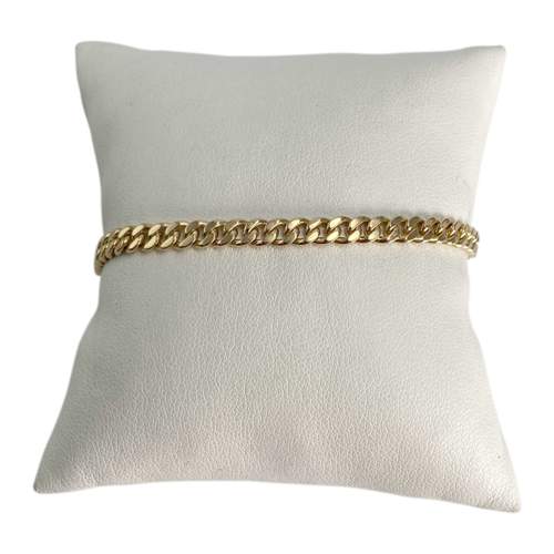 Bracelet d'occasion or 750 jaune maille gourmette