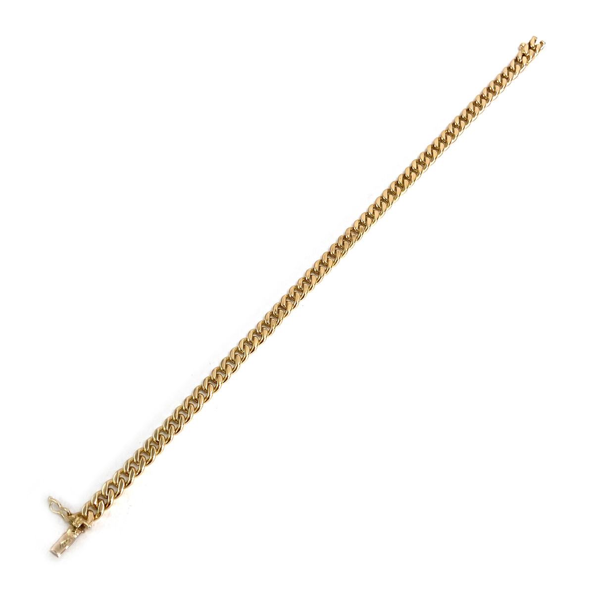 Bracelet d'occasion or 750 jaune maille gourmette - vue 2