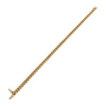 Bracelet d'occasion or 750 jaune maille gourmette - vue 2