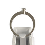 Solitaire d'occasion or 750 blanc diamant - vue 3