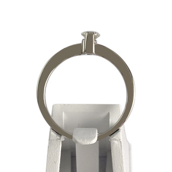 Solitaire d'occasion or 750 blanc diamant