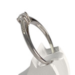 Bague MAUBOUSSIN d'occasion or 750 blanc diamants - vue 2