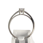 Bague MAUBOUSSIN d'occasion or 750 blanc diamants - vue 3