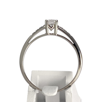 Bague MAUBOUSSIN d'occasion or 750 blanc diamants