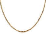 Collier d'occasion or 750 jaune maille torsadee - vue 1