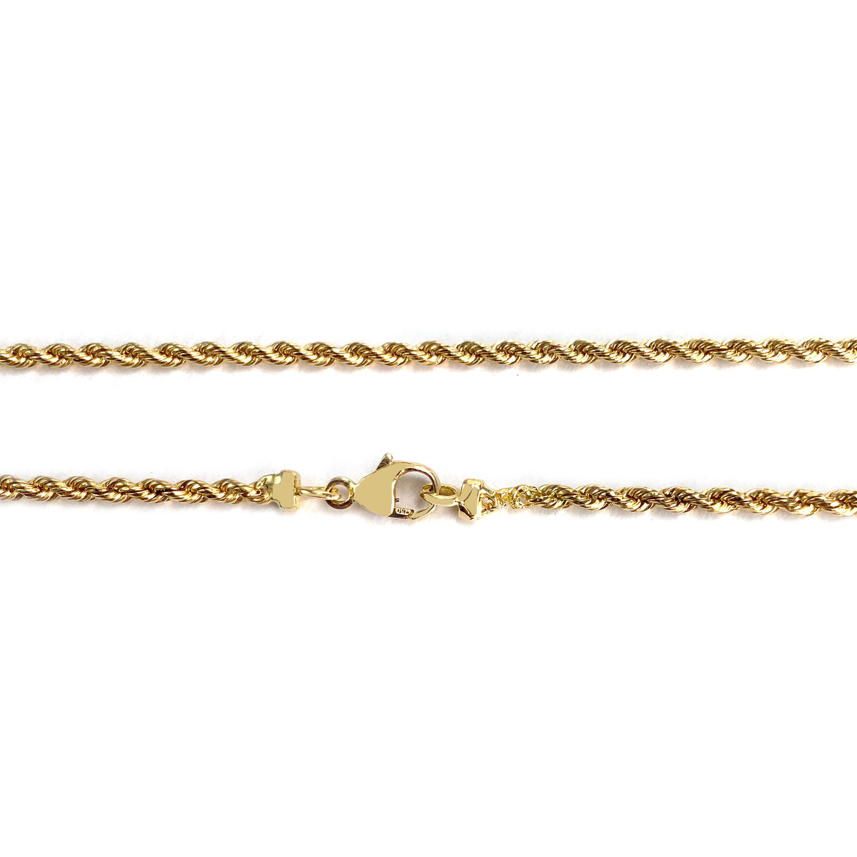 Collier d'occasion or 750 jaune maille torsadee - vue 3