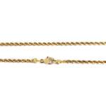 Collier d'occasion or 750 jaune maille torsadée 45cm - vue 3
