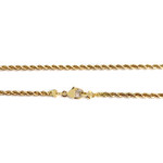 Collier d'occasion or 750 jaune maille torsadee - vue 3