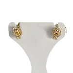 Boucles d'oreilles d'occasion or 750 jaune perles de culture - vue 3