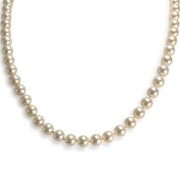 Collier d'occasion or 750 jaune perle de culture 46cm