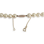 Collier d'occasion or 750 jaune perle de culture - vue 3