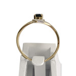 Bague d'occasion  or 2 tons 750 saphir - vue 3